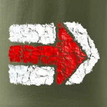 Párová turistická značka  červená