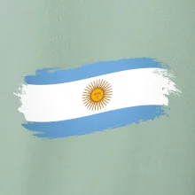 Argentína vlajka obhrýzaná