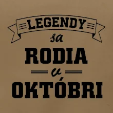 Legendy sa rodia v októbri