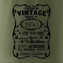 Vintage Etiketa - 1950