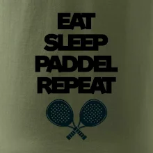 Eat sleep padiel repeat pod sebou