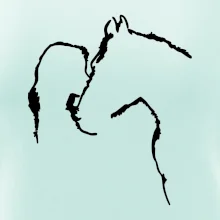 Kôň a ja silueta Kôň a ja silueta