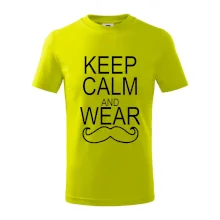 Keep calm and wear mustache Keep calm and wear mustache