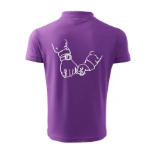 Otec a syn ruky obrys