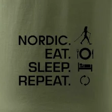 Nordic walking eat sleep