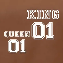 King - Queen - 01 dres (čiernobiela)
