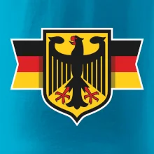 Nemecká orlica a vlajka Nemecká orlica a vlajka
