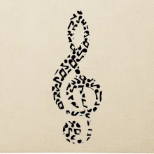 Husľový kľúč z nôt