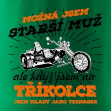 Možná jsem starší muž - tříkolka