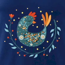 Folklór - sliepky s margarétkami