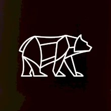 Geometria ľadový medveď chodiaci