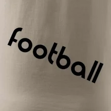 FOOTBALL nápis šikmo FOOTBALL nápis šikmo