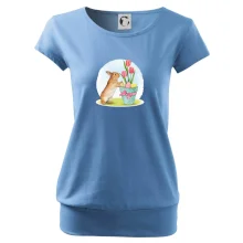 Veľkonočný zajačik tulipány