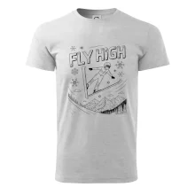 Čiernobiely skokan fly high