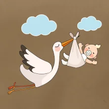 Bocian čakáme bábätko - neutrálne