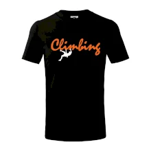 Climbing písací text