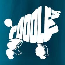 Pudel - nápis v tele Pudel - nápis v tele