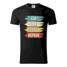 Disc Golf eat sleep barevné Disc Golf eat sleep barevné