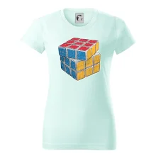 Rubikova kocka kreslená