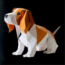 Bígel zlepený z papiera