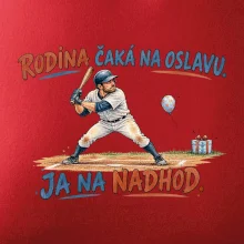 Rodina čaká na oslavu ja na nadhod