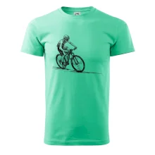 MTB kreslený cyklista