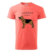 Nemecký ovčiak - hnedý s nápisom Nemecký ovčiak - hnedý s nápisom