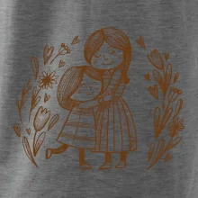 Matka a dcéra v objatí