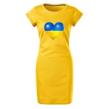 Ukrajina srdce vlajka Ukrajina srdce vlajka