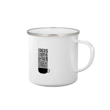 Ideas come after coffee