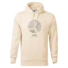 Šerák - vrstevnice v kruhu