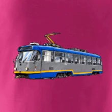 T3R SLF modrošedá kresba fixem