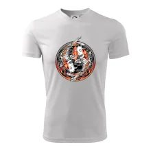 Yin & Yang Koi kapor - oranžový Yin & Yang Koi kapor - oranžový