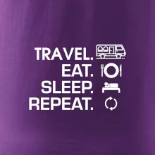 Eat sleep travel - Van
