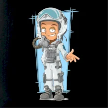 Vesmírny vojak modrý