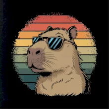 Capybara v okuliaroch Capybara v okuliaroch