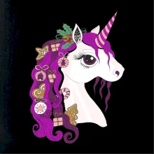 Vianočný jednorožec