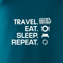 Eat sleep travel - Van