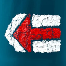 Párová turistická značka  červená