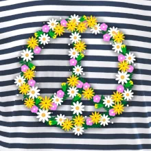 Peace symbol margaréty