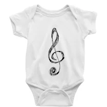 Husľový kľúč kreslený Husľový kľúč kreslený