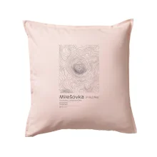 Milešovka - vrstevnice v obdĺžniku