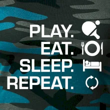 Stolný tenis - eat sleep