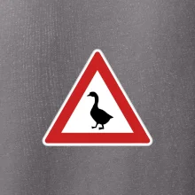 Dopravná značka - Pozor hus