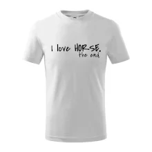 I love horse the end.