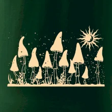 Goblincore noční krajina Goblincore noční krajina