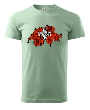 Mapy - názvy miest - Švajčiarsko