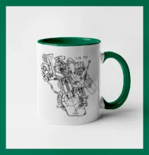 Motor Škoda/ VW 1.9L  TDI z boku