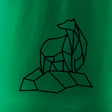 Geometria ľadový medveď na ľade