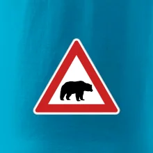 Dopravná značka - Pozor ľadový medveď